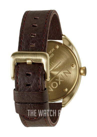 Nixon Brown Leather Matte Gold A318 1112-00 Women's Watch – view 2