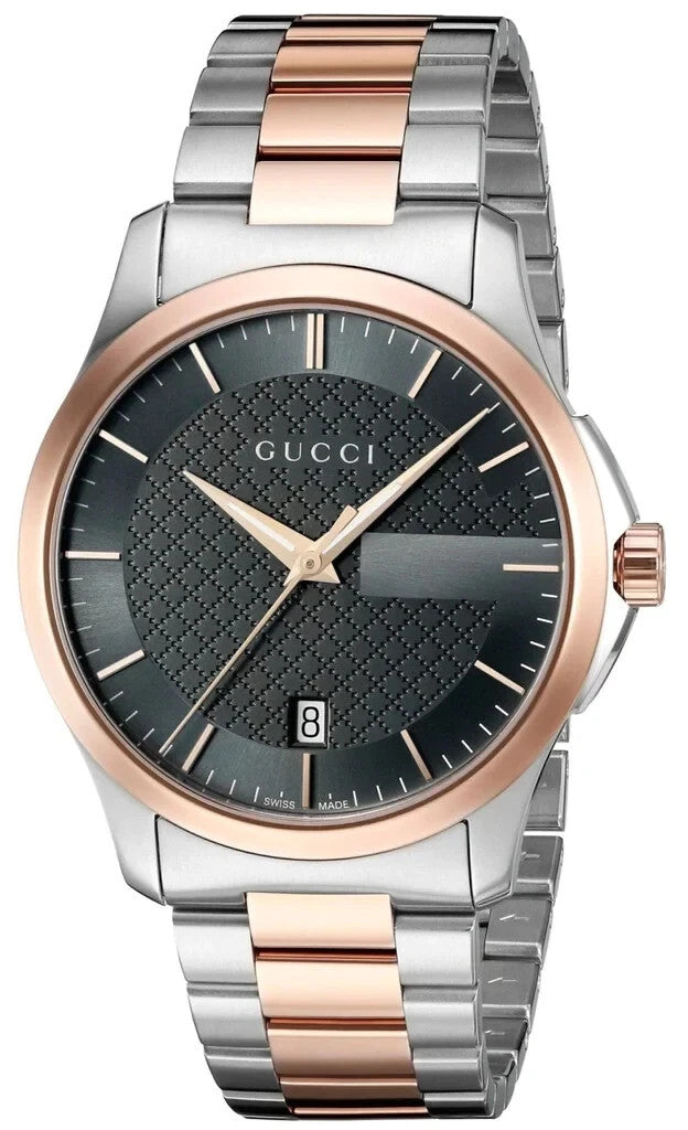Gucci G-Timeless YA126446 Swiss Two Tone Men's Watch