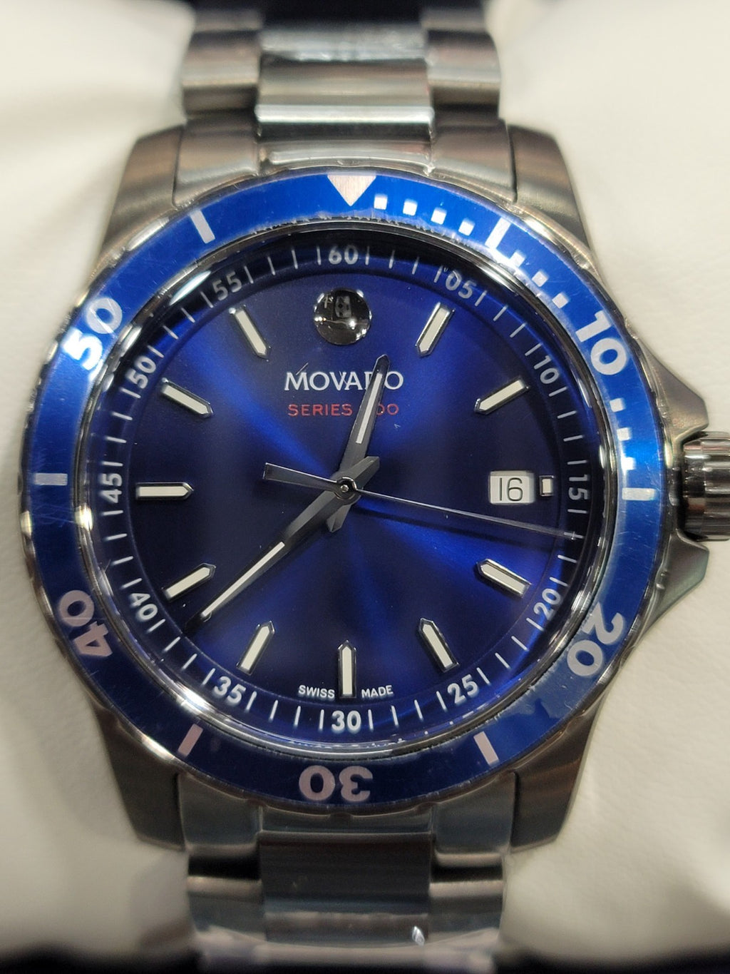 Movado Series 800 Blue Dial 2600159 Men's Watch – view 2