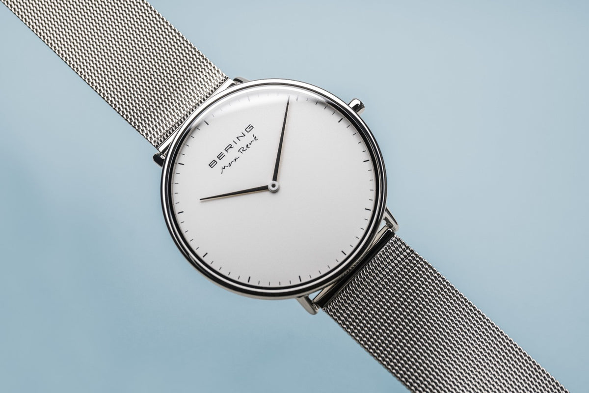 Bering Max Rene 40mm White Dial Silver Tone Round 15738-004 Men's Watch – view 3