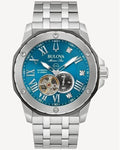Bulova Automatic Marine Star Marc Anthony Blue Dial Diamond 98D184 Men's Watch