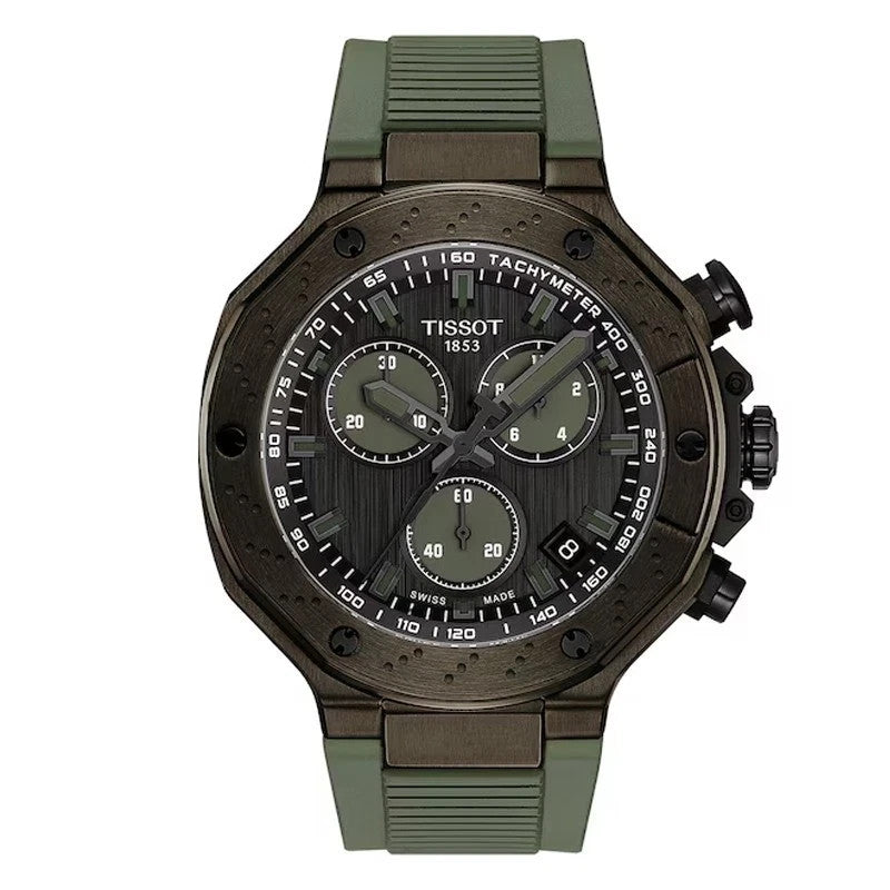Tissot T-Race Chronograph 45mm Dark Grey Dial T1414173706102 Men's Watch