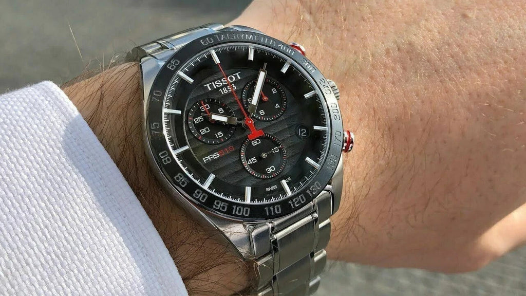 Tissot T-Sport Prs 516 Chrono Black Dial Bracelet T100.417.11.051.01 Men's Watch – view 4