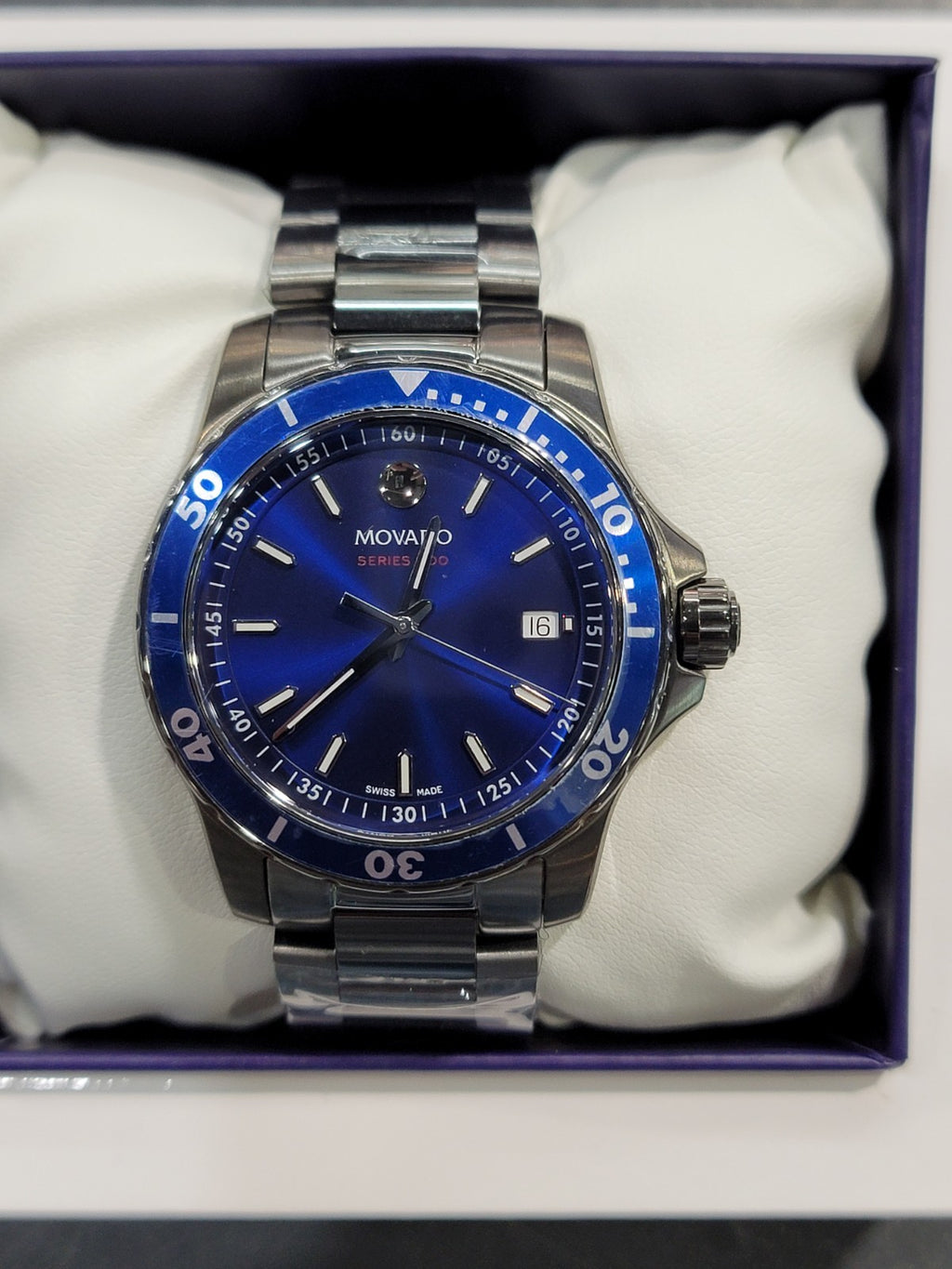 Movado Series 800 Blue Dial 2600159 Men's Watch – view 3