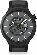 Stylish Black Automatic Waterproof Casual & Bold Design SB05311B Unisex Watch