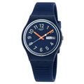 Swatch Trendy Lines At Night Quartz Blue Dial SO28I700 Unisex Watch