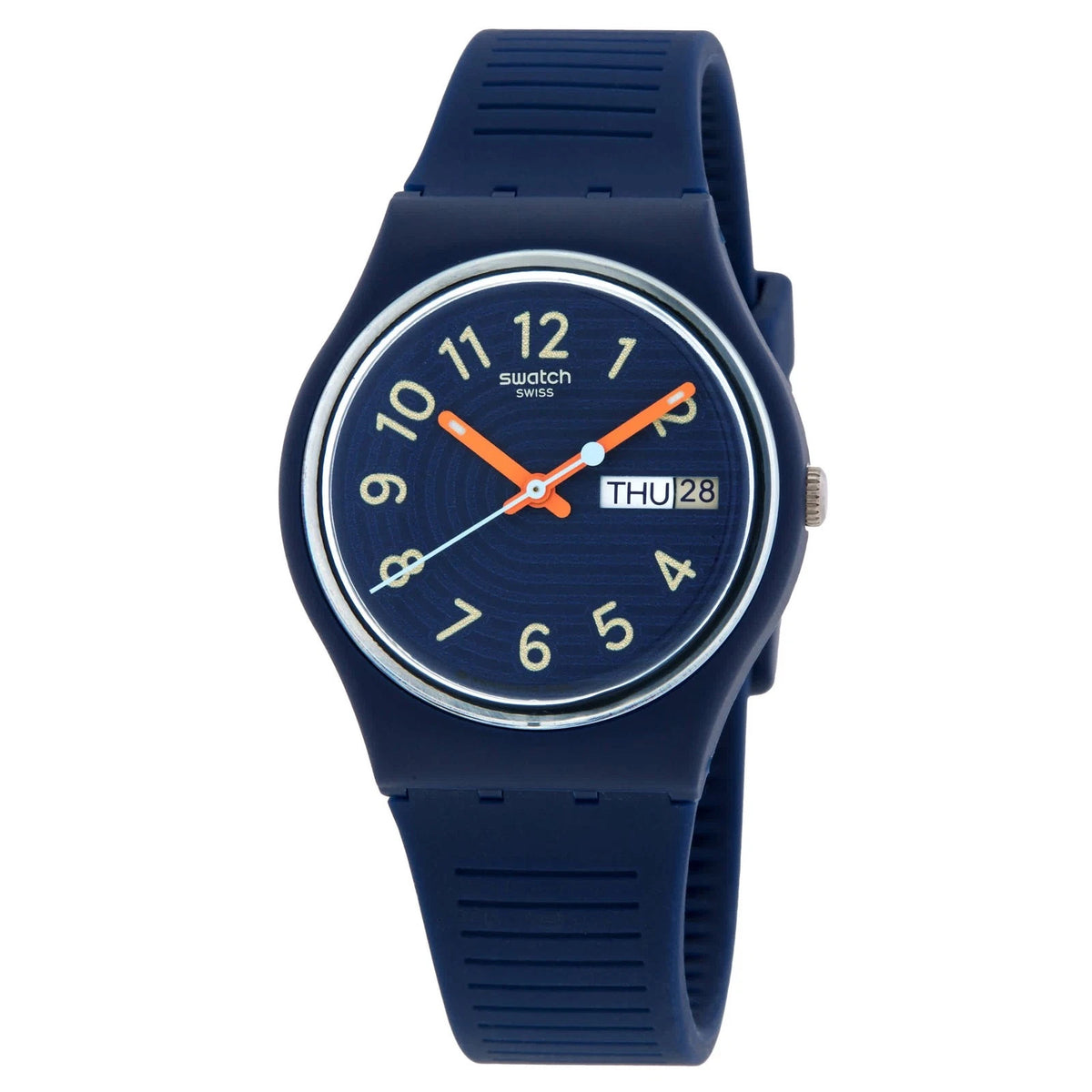 Swatch Trendy Lines At Night Quartz Blue Dial SO28I700 Unisex Watch