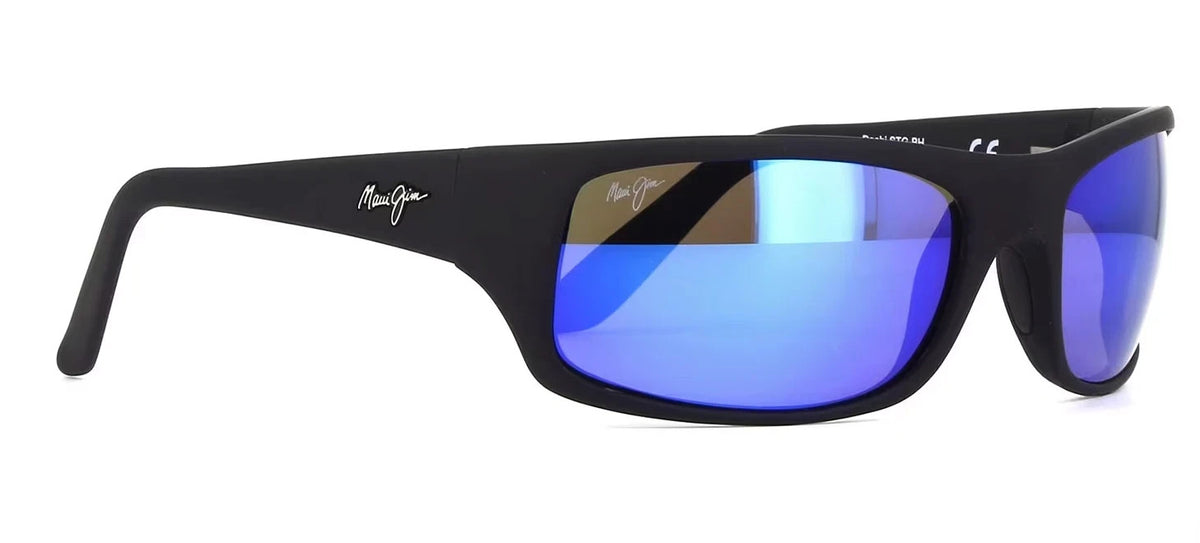 Maui Jim Peahi Black Matte Rubber Blue Hawaii Polarized Lenses B202-2M – view 4