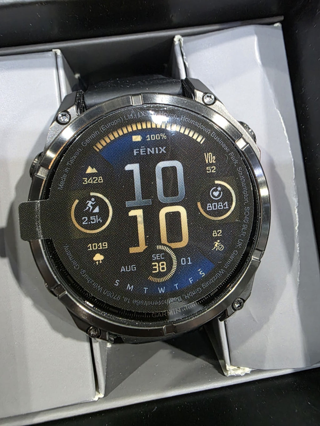 Garmin Fenix 8 47mm AMOLED Slate Gray w/Black Silicone Band Unisex Watch – view 2