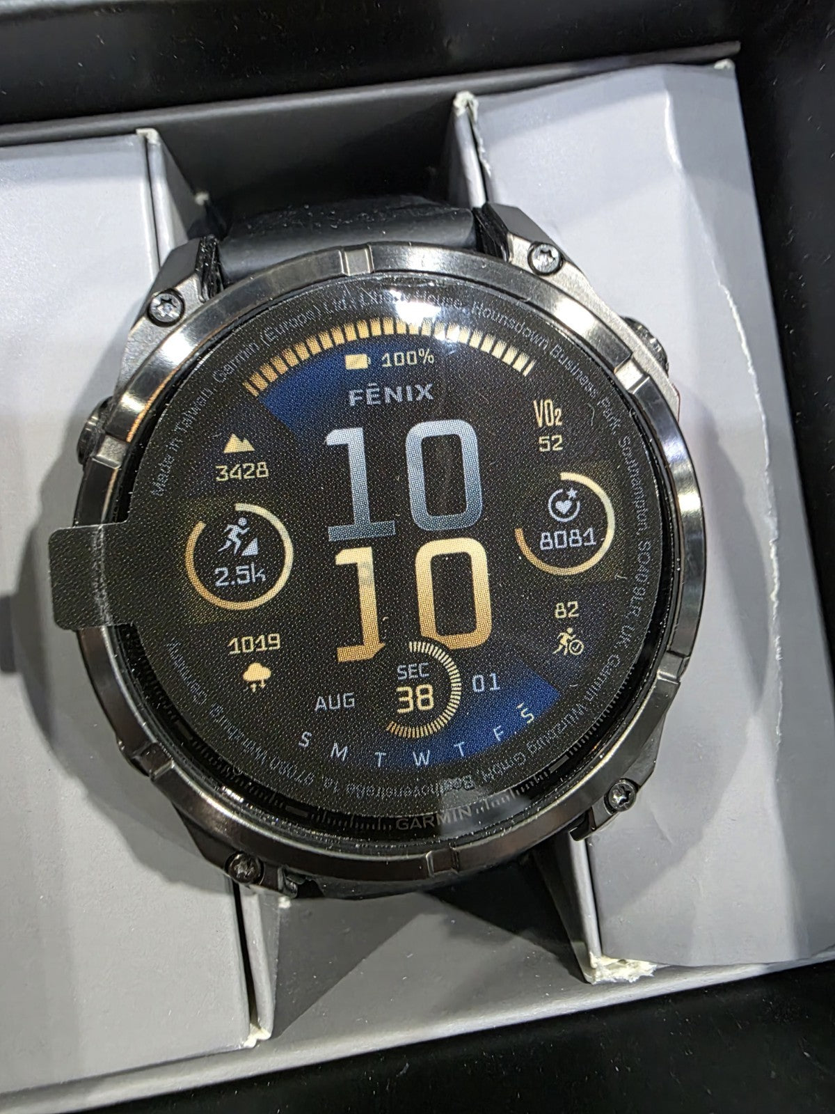 Garmin Fenix 8 47mm AMOLED Slate Gray w/Black Silicone Band Unisex Watch – view 2