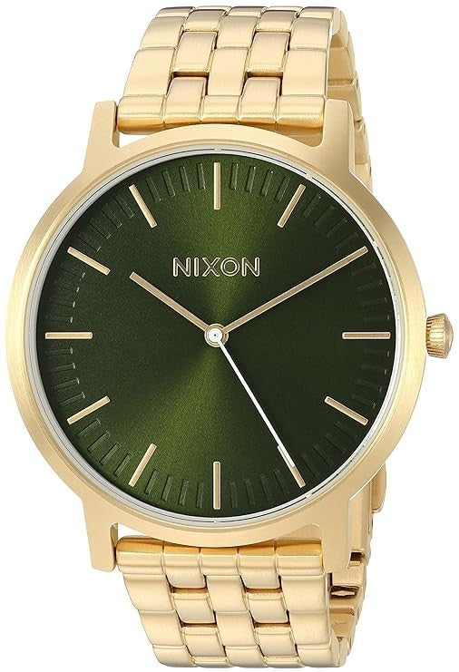 Nixon A10572596-00 Porter Quartz Stainless Steel Casual Gold Toned Men's Watch