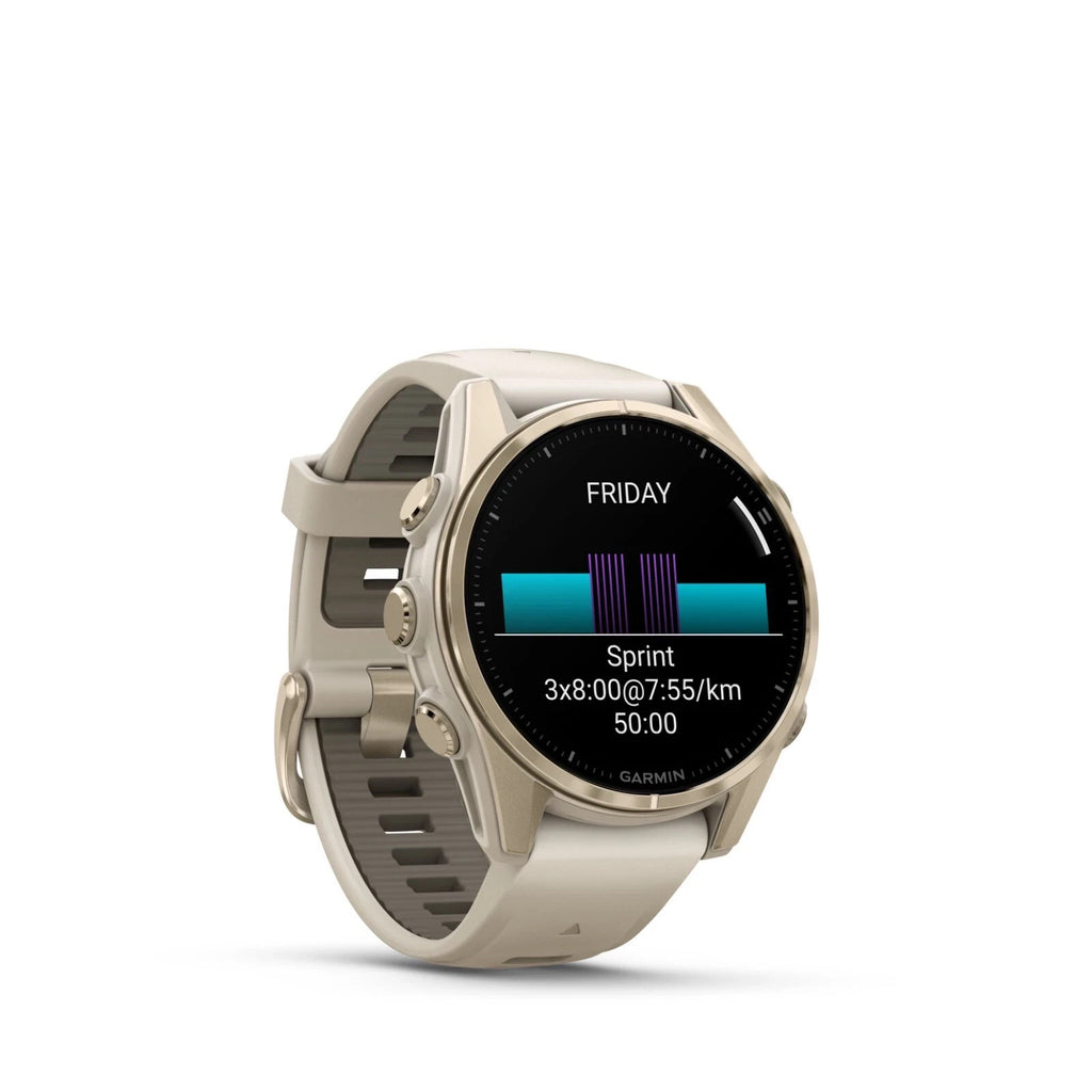 Garmin fenix 8 43mm Sapphire AMOLED GPS Smartwatch Soft Gold 010-02903-10 Unisex Watch – view 4