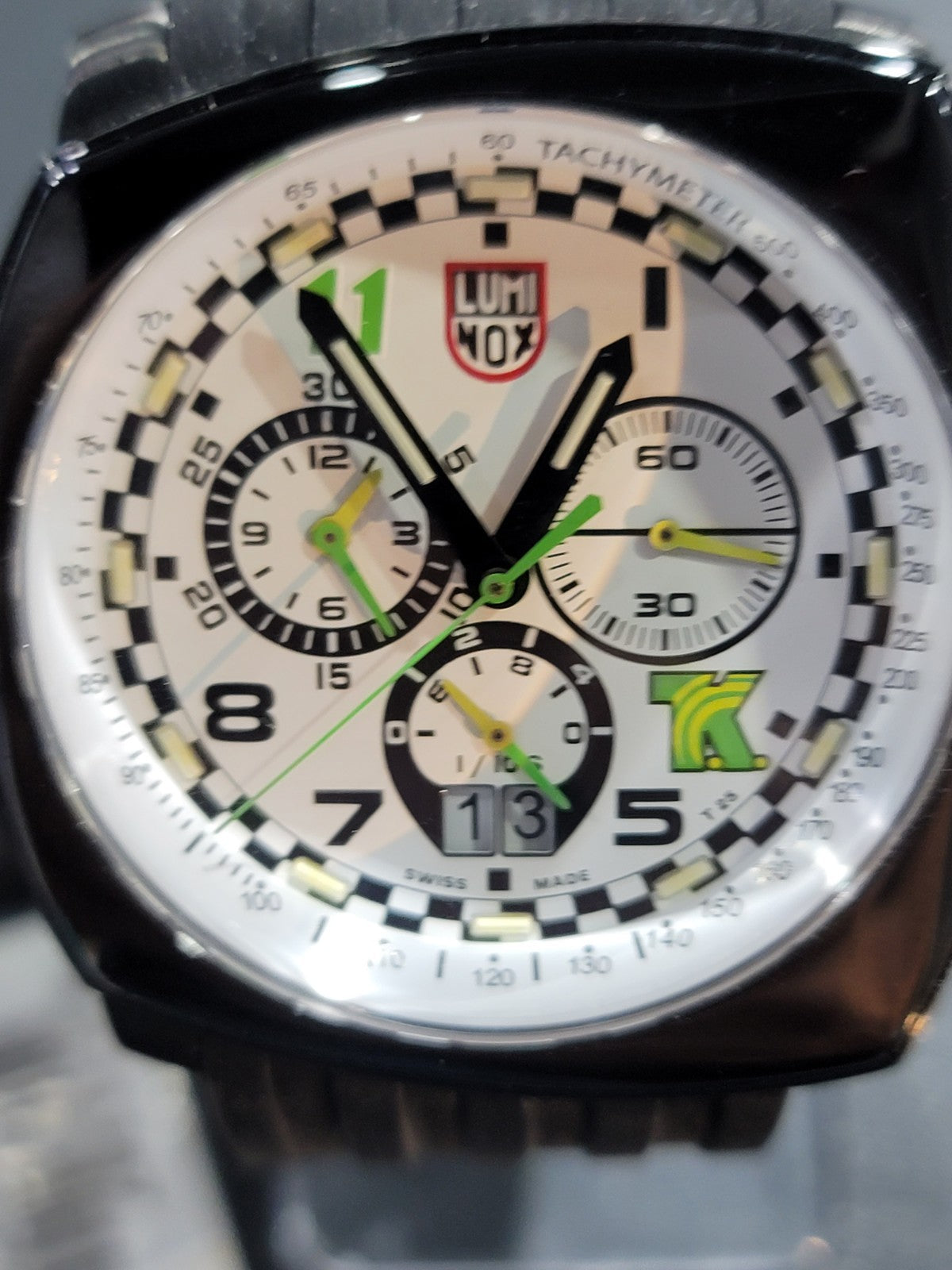 Luminox Tony Kanaan Limited Edition White and Black Dial XL.1146 Men's Watch – view 3