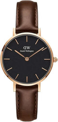 Daniel Wellington DW00100221 Quartz Movement Analog Display Black Unisex Watch