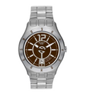 Swatch Irony In A Brown Mode Steel Dress Date 44mm YTS406G Men's Watch