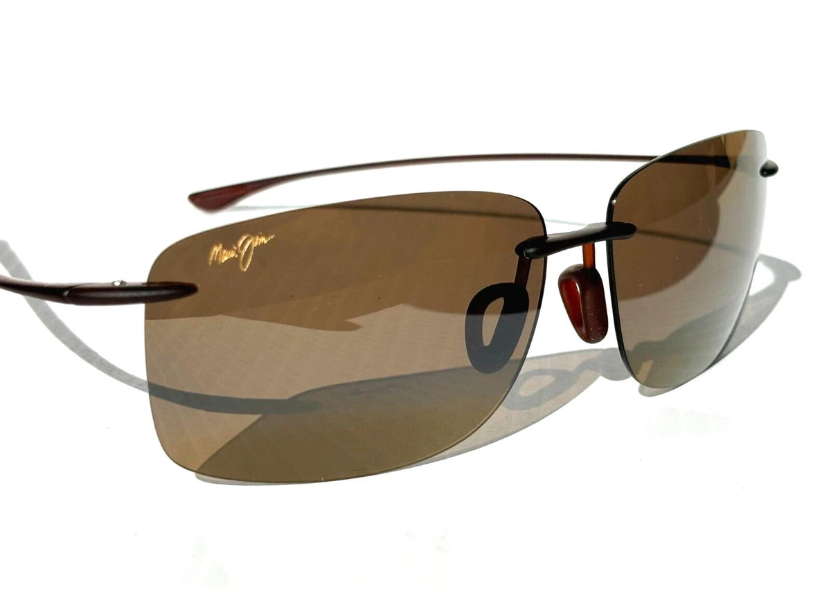 Maui Jim Hema Matte Rootbeer Polarized Hcl Bronze Lens Sunglass H443-26M – view 3