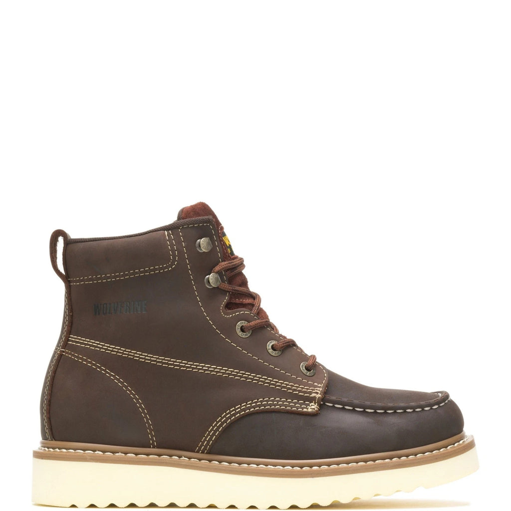 Wolverine Men's Loader 6" Wedge Boot Work Shoes Leather Size 10