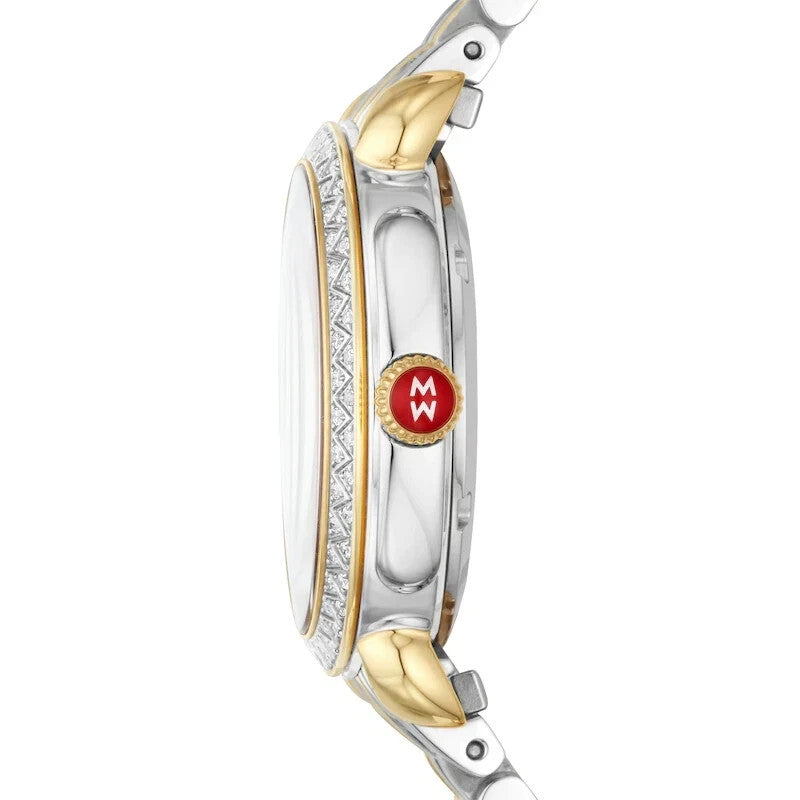 Michele Sidney Classic Two-Tone MOP Diamond Dial MWW30B000002 Women's Watch – view 2