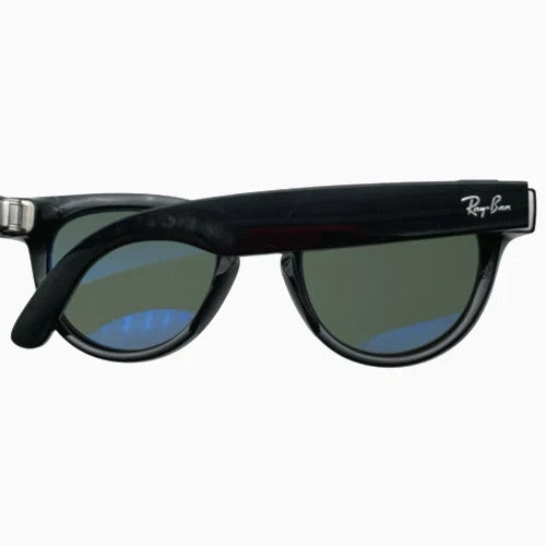 Ray-Ban Meta Headliner RW4009 Smart Glasses Shiny Black Green – view 3