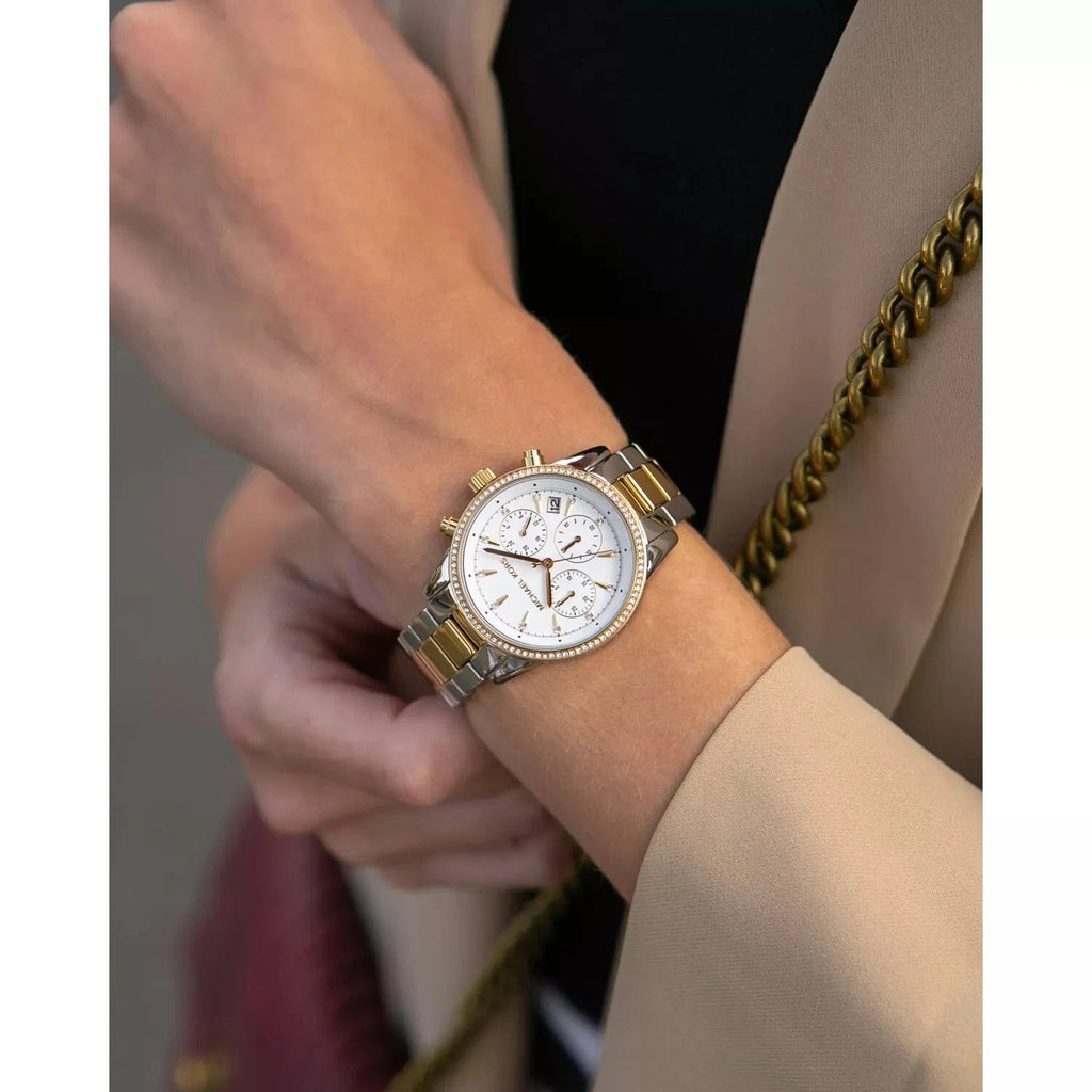 Michael Kors Ritz Chronograph Crystals Gold 37mm MK6474 Women's Watch – view 4
