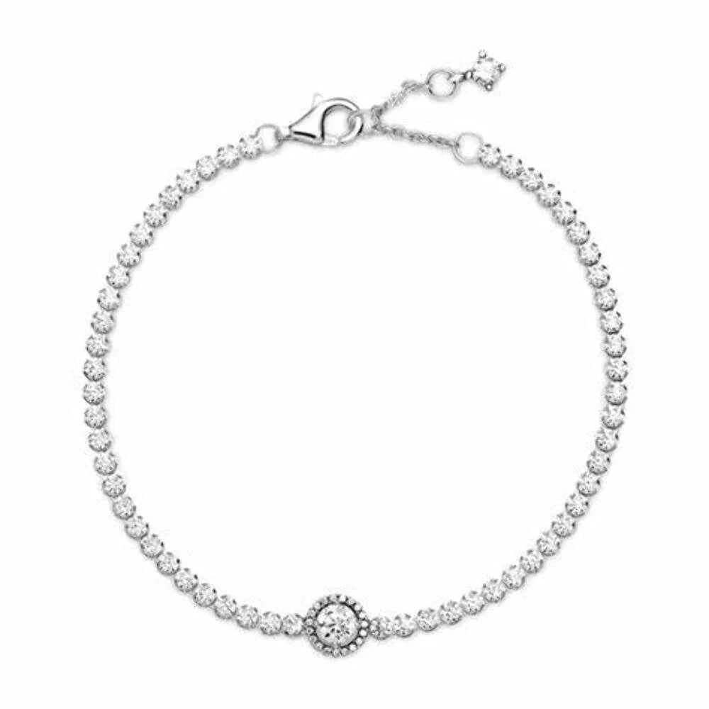 Pandora Sparkling Halo Tennis Bracelet 59941C01-18 – view 2