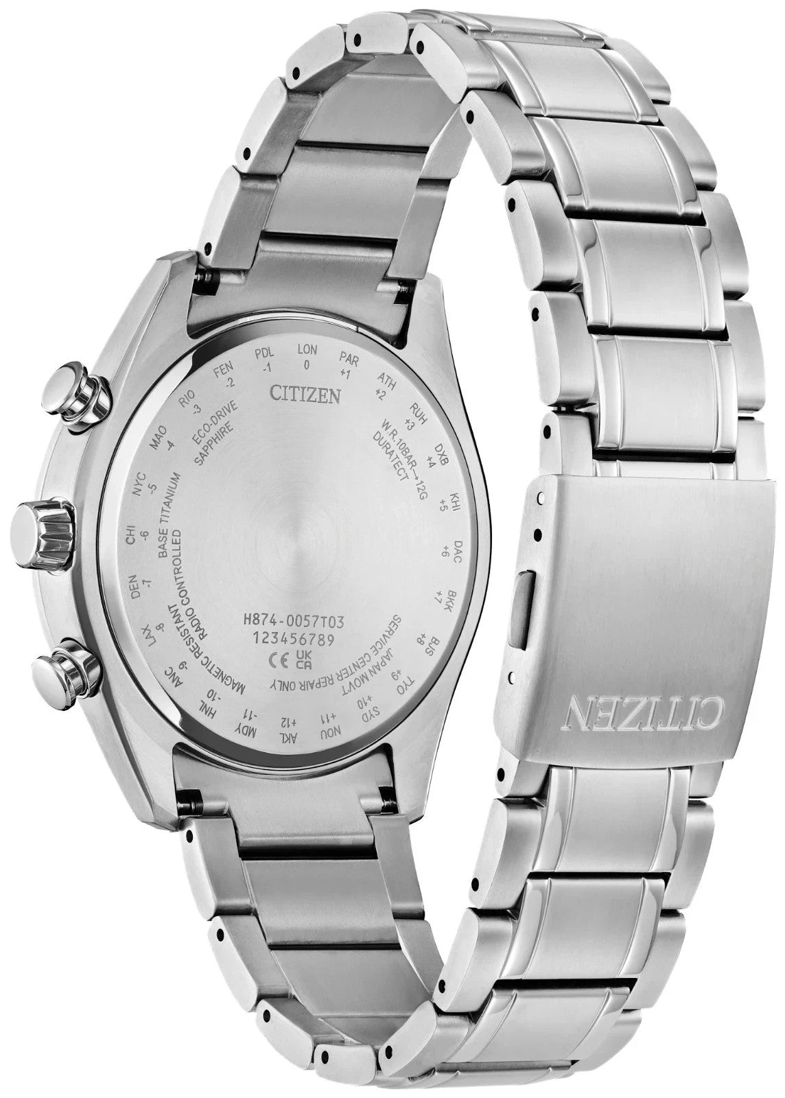 Citizen Tsuki-yomi A-T BY1010-57H Eco-Drive Moonphase Atomic Super Titanium Gray – view 2