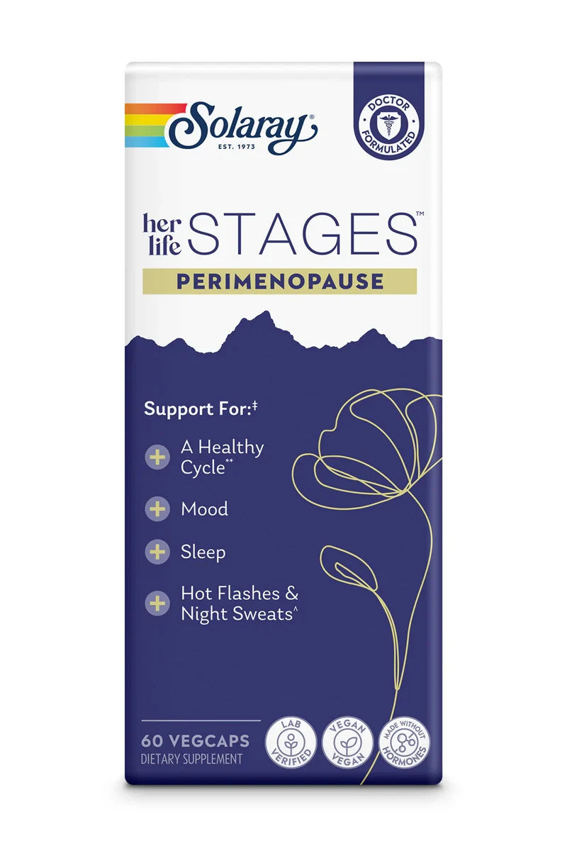 Solaray Her Life Stages Perimenopause (60 Caps) ~exp: 05/27 3 Packs of 60