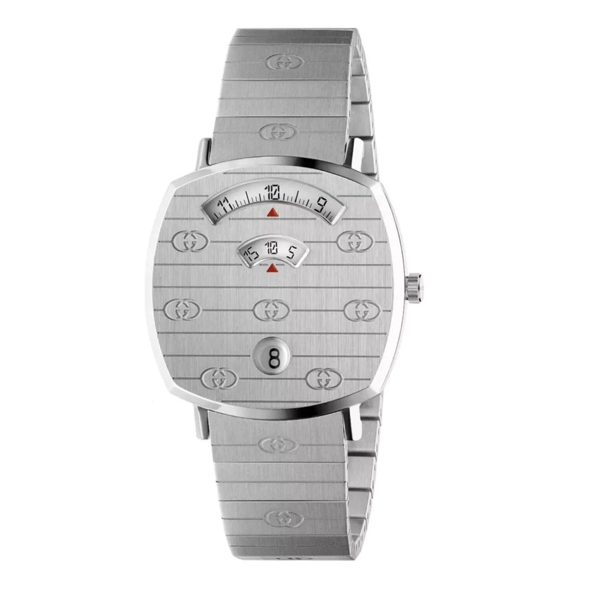 Gucci YA157401 Grip WhiteSilver Dial Quartz Women's Watch