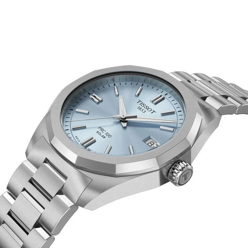 Tissot Prc 100 Solar 34mm Ice Blue Dial T1518221135100 Women's Watch – view 2
