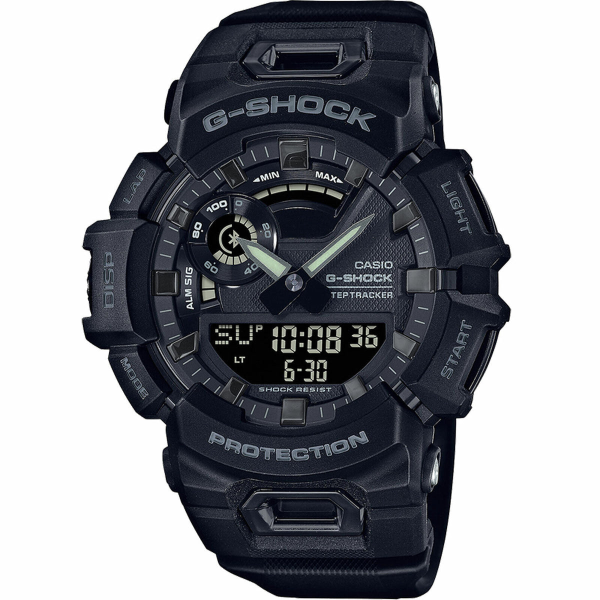Casio G-Shock GBA900-1A Power Trainer Smartphone Black Resin Men's Watch