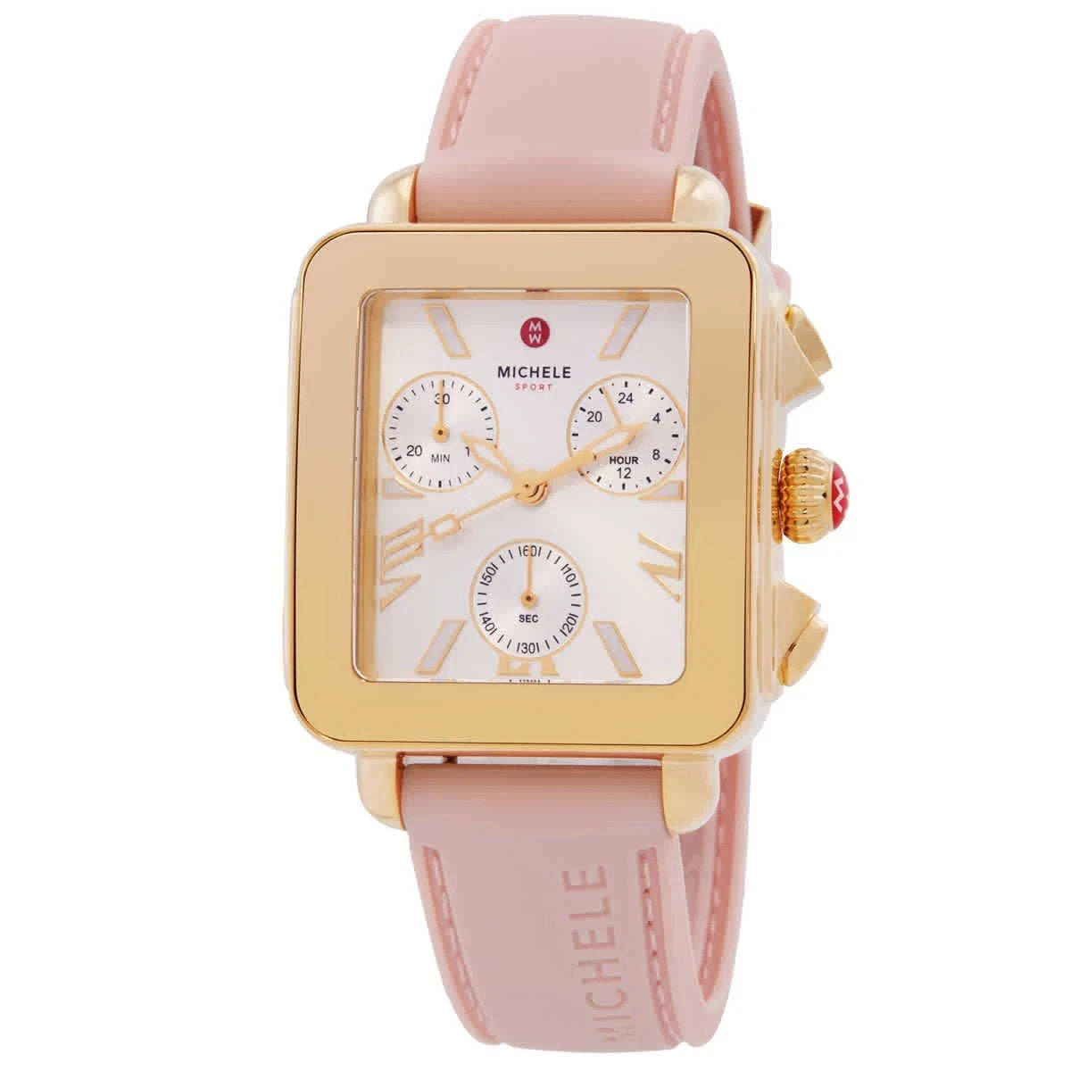 Michele Deco Sport Chronograph Quartz Silver Dial MWW06K000072 Women's Watch