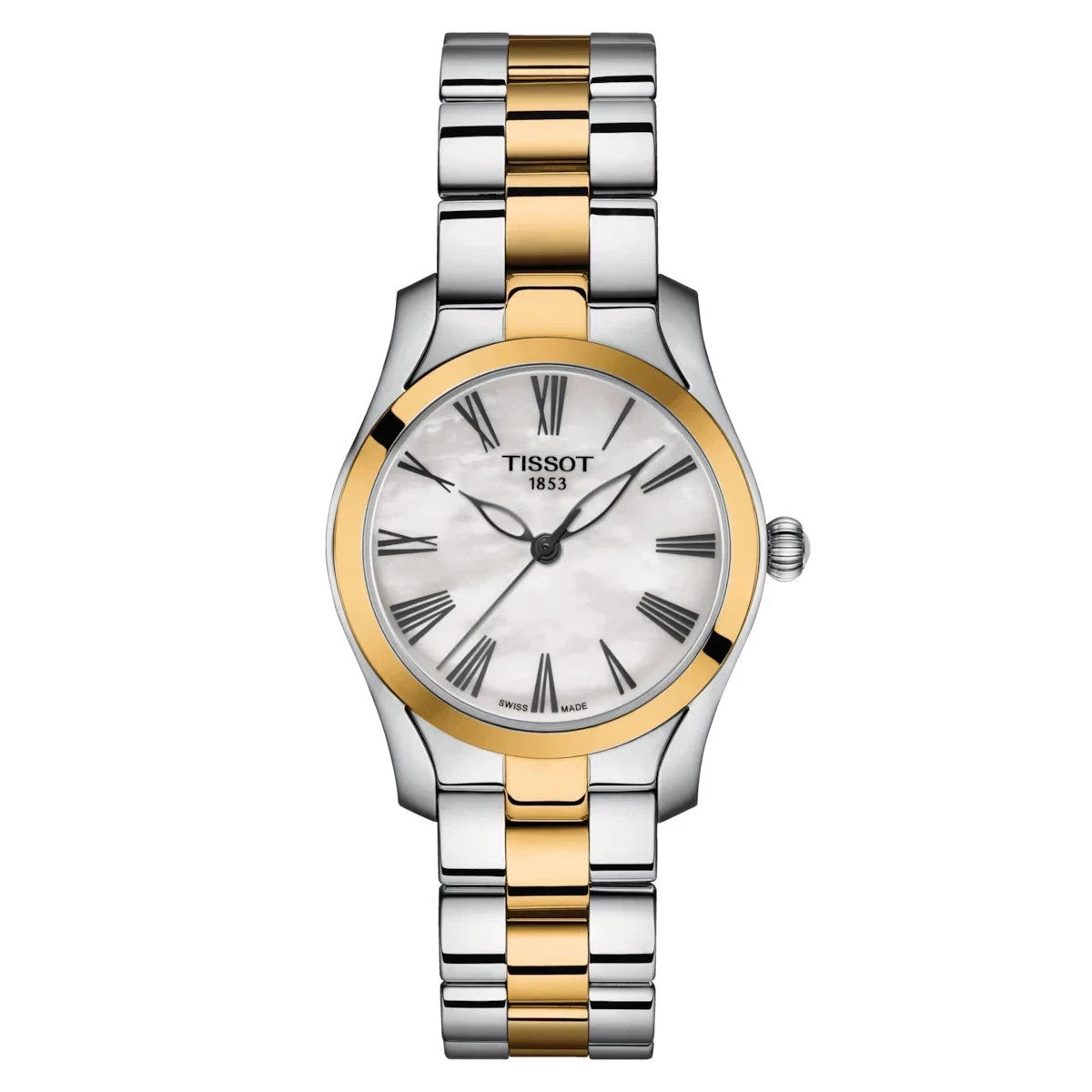 Tissot T-Lad Two-Toned Mother-of-Pearl Dial T1122102211300 Women's Watch