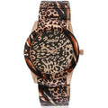 Guess Graphic Dial Printed Stainless Steel W0425L3 Women's Watch