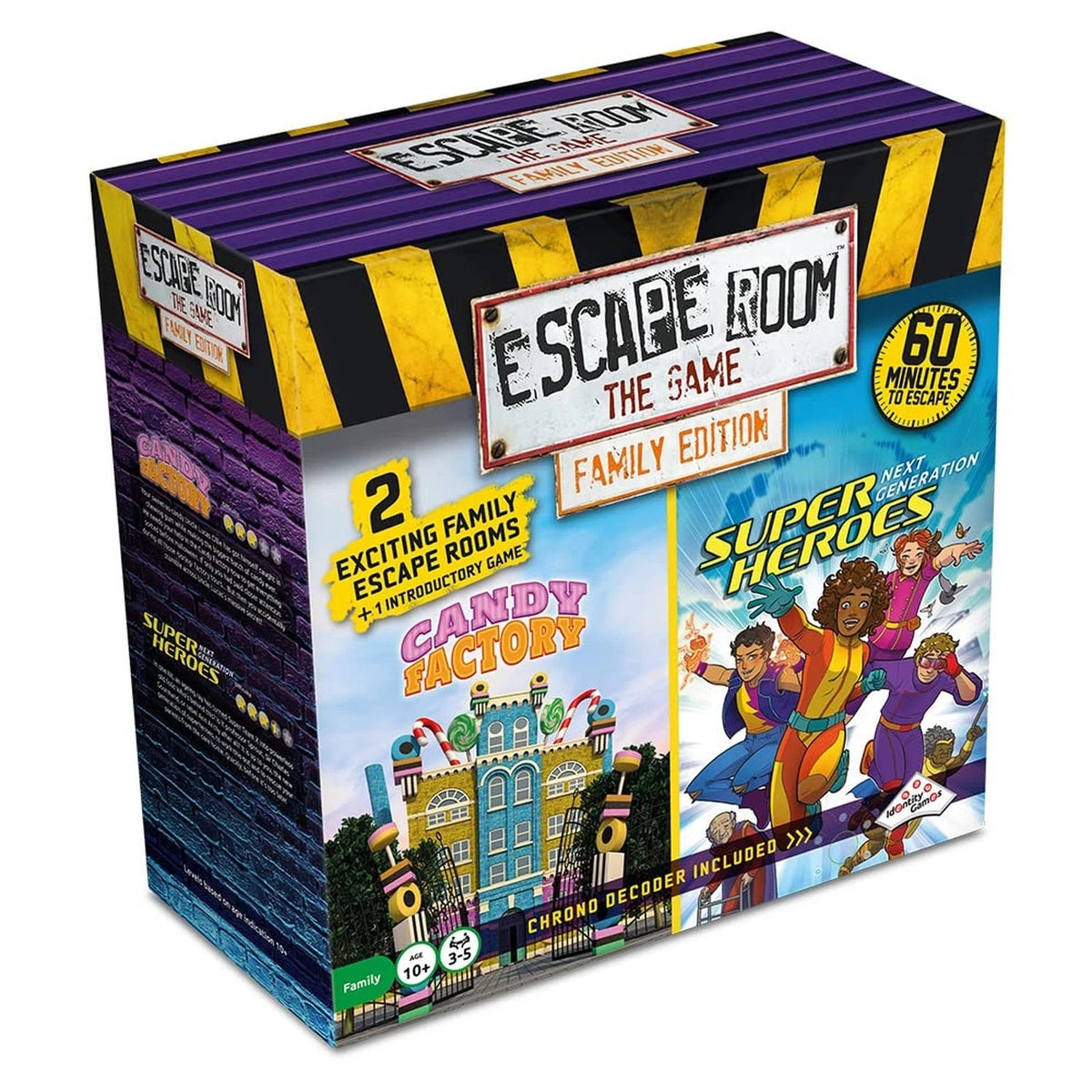 Escape Room The Game Family Edition with 2 Exciting Rooms