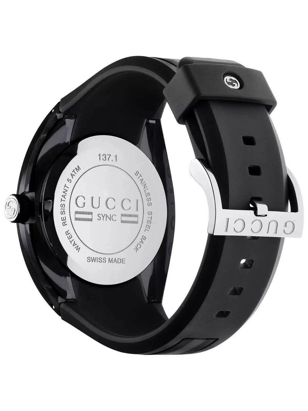 Gucci Sync XXL YA137101 Quartz Rubber Band Men's Watch – view 3