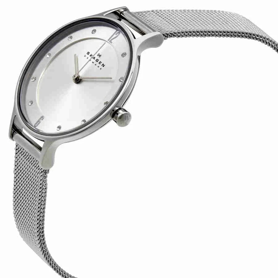 Skagen Anita Silver Dial Stainless Steel Mesh SKW2149 Women's Watch – view 2