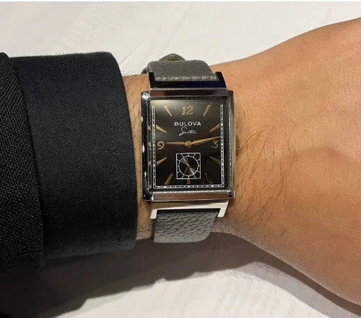 Bulova 98A261 Classic Frank Sinatra Quartz Leather Band Men's Watch – view 5