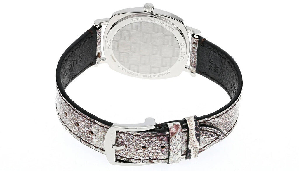 Analog Gucci Light 35mm SS Blue/Silver Dial Leather YA152401 Unisex Watch – view 3
