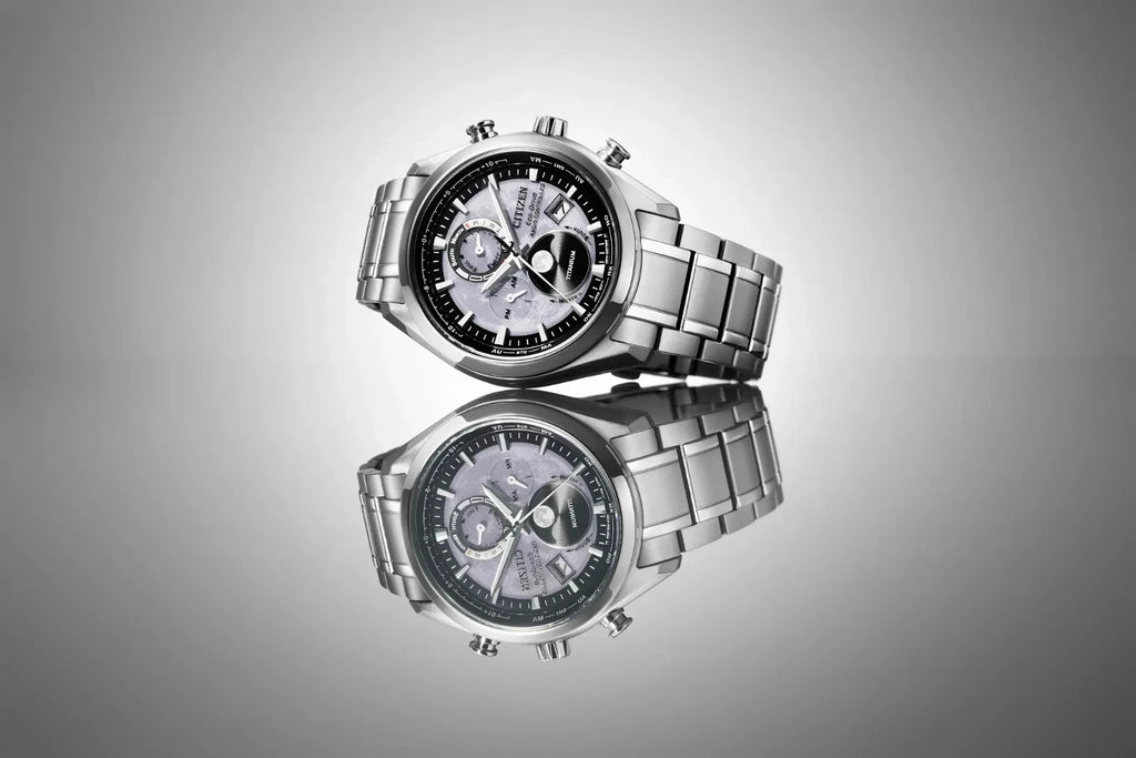 Citizen Tsuki-yomi A-T BY1010-57H Eco-Drive Moonphase Atomic Super Titanium Gray – view 4