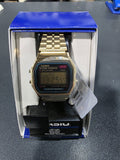 Casio Retro Gold tone with Black Dial Vintage A159WGEA-1DF One Size Men's Watch