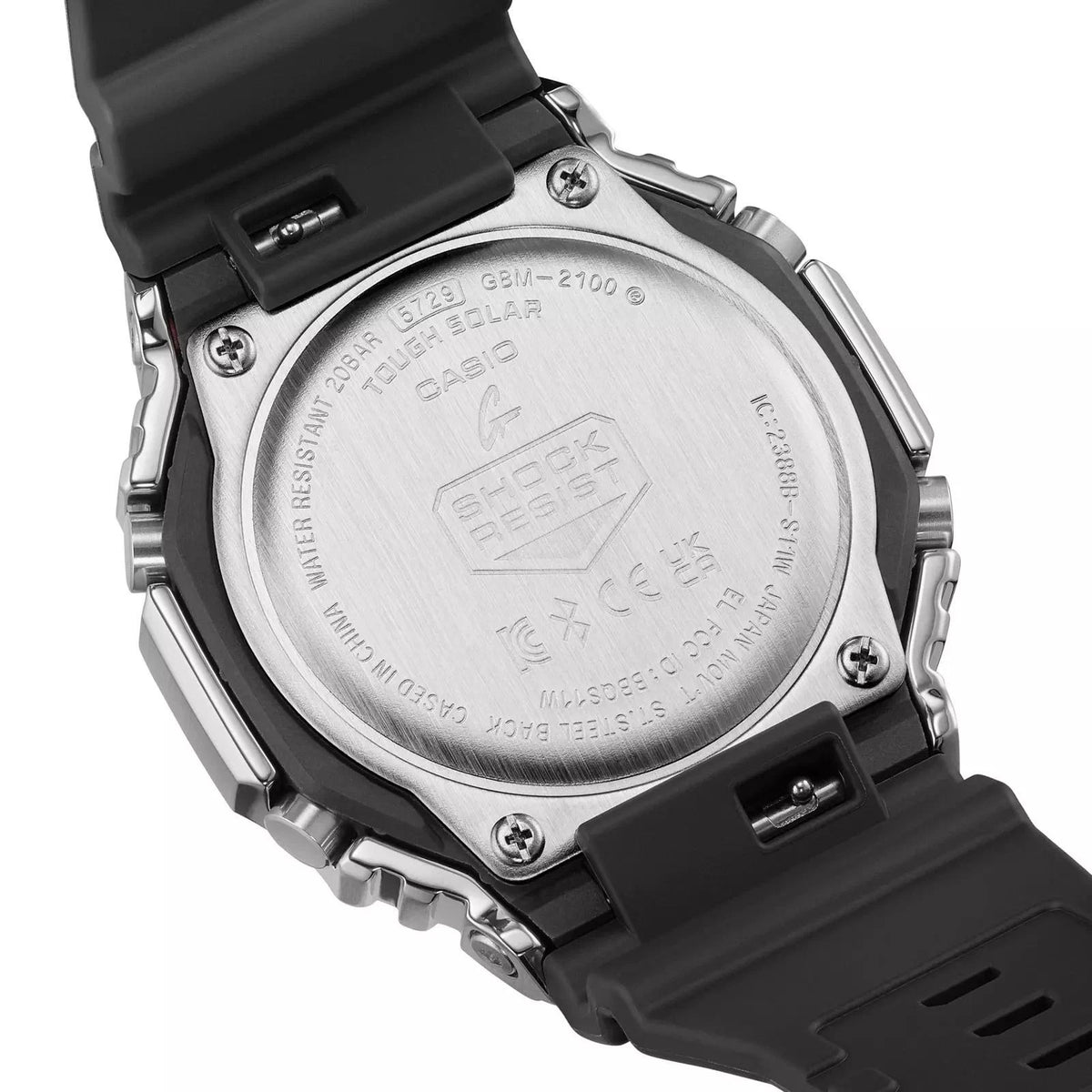 Casio G-Shock G-Steel Bluetooth Tough Solar Blue Dial Resin GBM-2100A-1A2 Unisex Watch – view 3