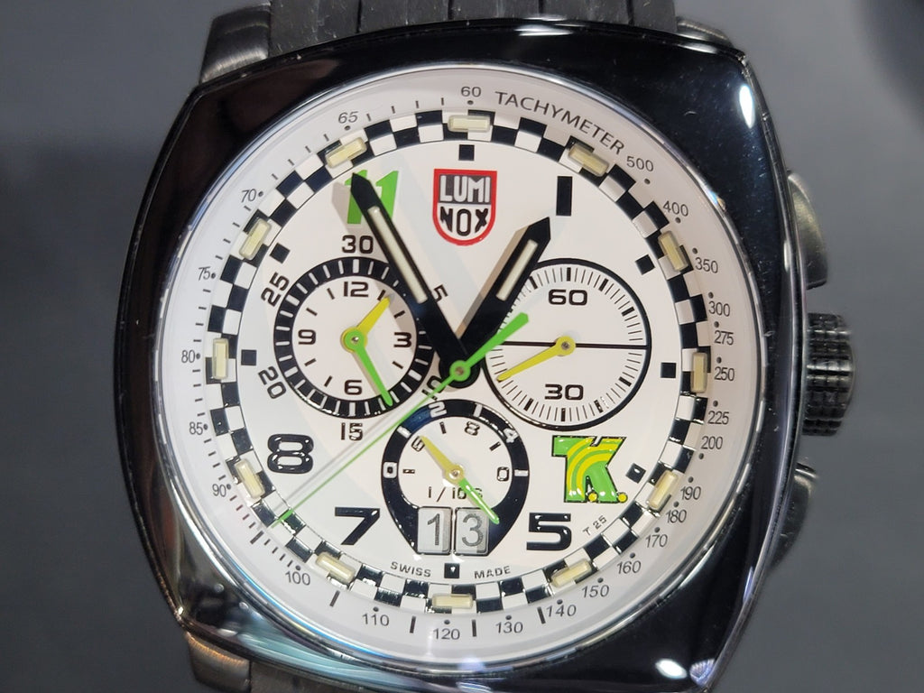 Luminox Tony Kanaan Limited Edition White and Black Dial XL.1146 Men's Watch – view 4