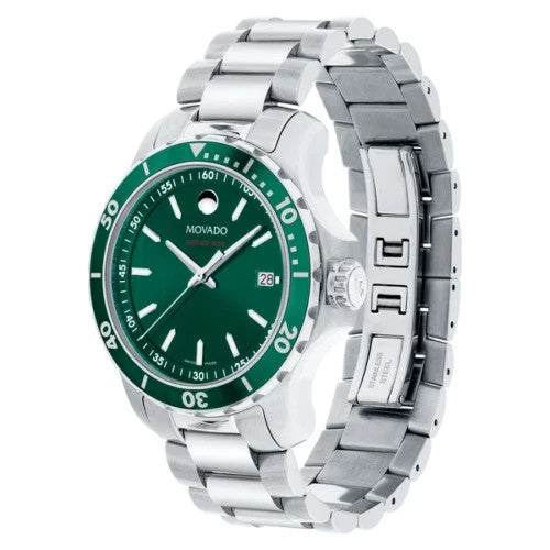 Movado 800 Green Steel 2600136 Men's Watch – view 2