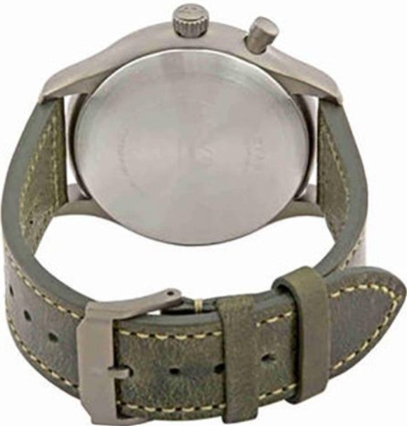 Movado Heritage Black Dial Green Leather Strap 3650029 Men's Watch – view 3