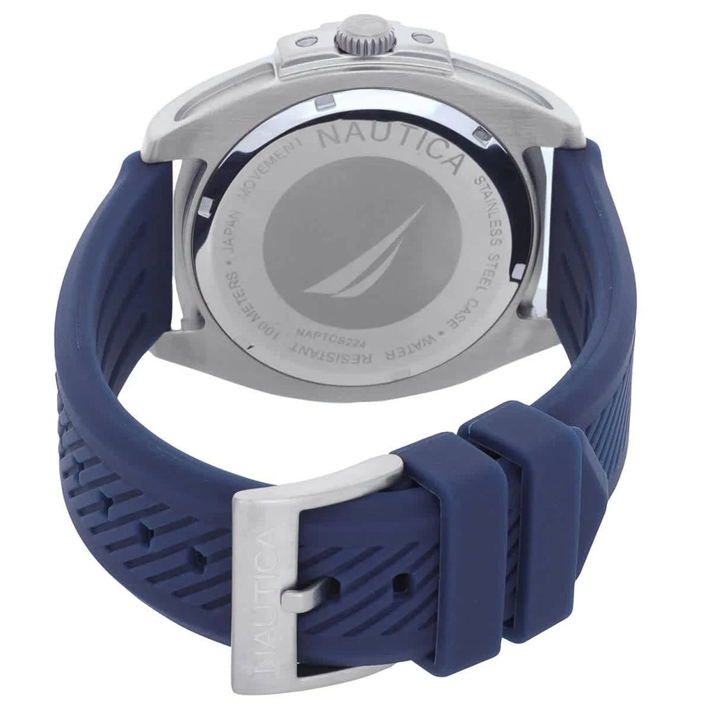 Nautica Tin Can Bay Multifunction Quartz Blue Dial NAPTCS224 Men's Watch – view 3