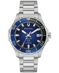Bulova 98B466 Blue Dial Stainless Steel Bracelet Marine Star Men's Watch