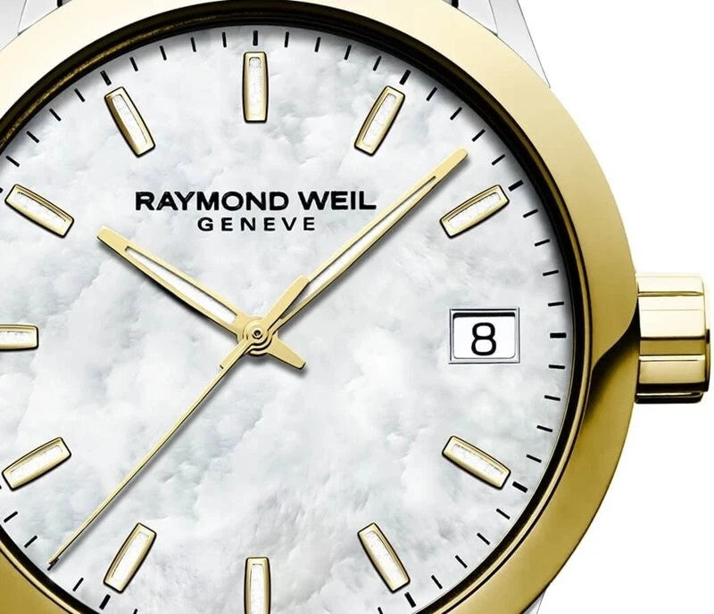Raymond Weil Freelancer Mother-of-Pearl Dial Two Tone 5634-STP-9702 Women's Watch – view 3