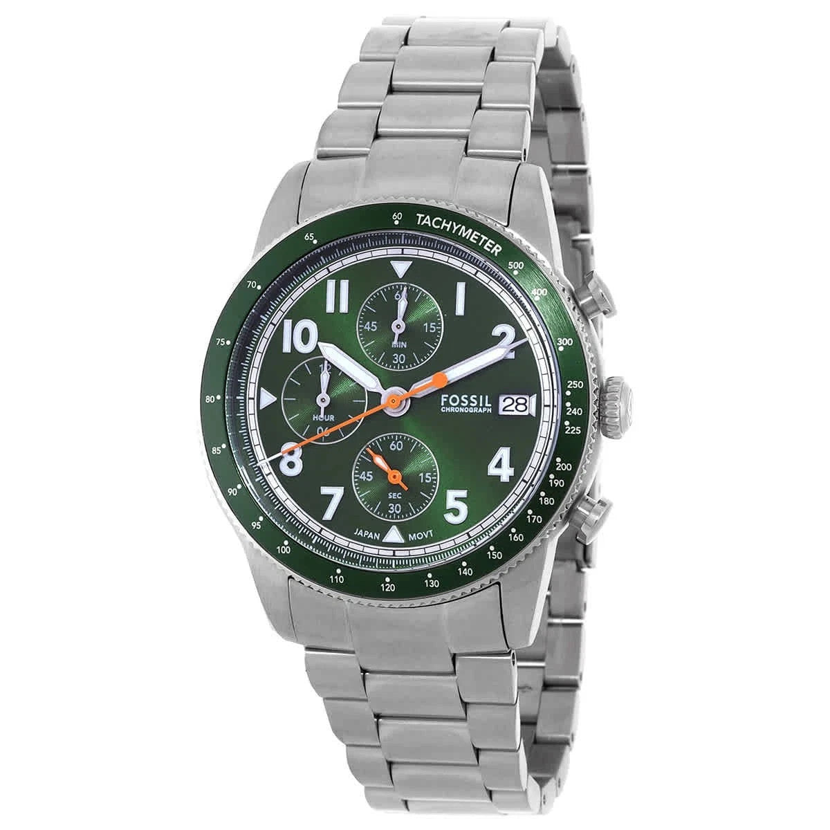 Fossil Sport Tourer Chronograph Quartz Green Dial FS6048 Men's Watch