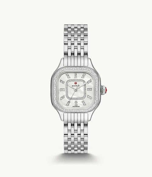 Michele Meggie Diamond Stainless Steel MWW33B000001 Women's Watch