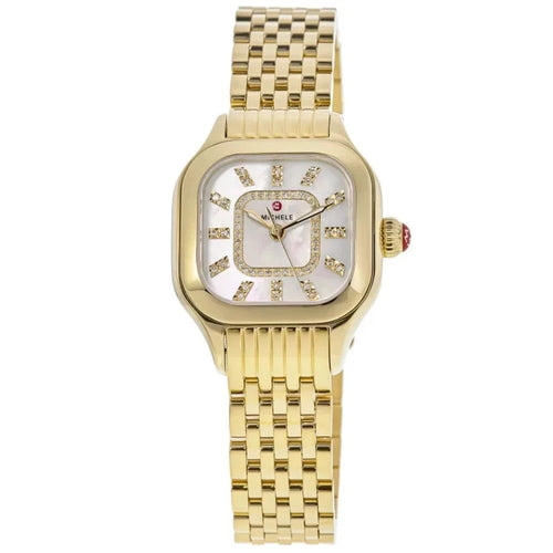Michele Meggie Diamond Quartz Mother-of-Pearl MWW33B000010 Women's Watch